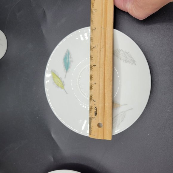 Rosenthal Continental Bunte Blatter Feather Pattern Coffee Pot Set Germany Vtg. - Picture 5 of 12